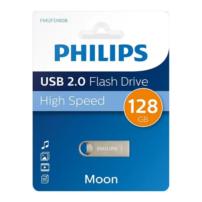 PHILIPS FM12FD160B/00 128GB USB2.0 Metal USB Bellek