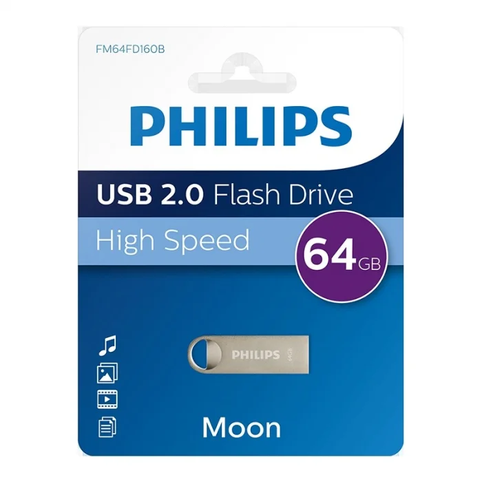 PHILIPS FM64FD160B/00 64GB USB2.0 Metal USB Bellek