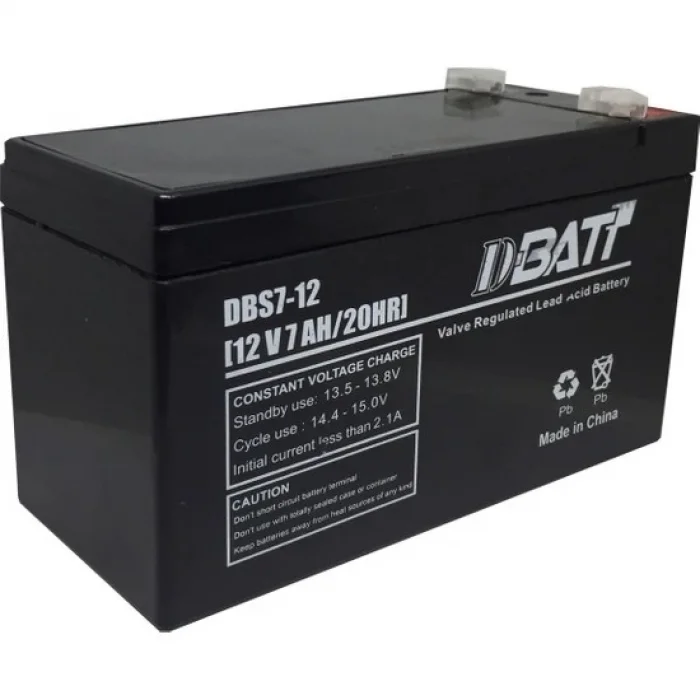 DOTVOLT DT7 KURU TIP AKÜ 12V-7AH