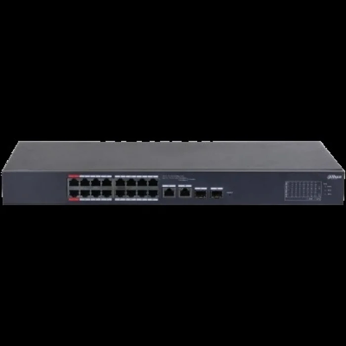 DAHUA DH-CS4218-16ET-240 18 Port Mbit 16 Port PoE+ 265W 2xCombo Uplink Cloud Managed Smart Switch