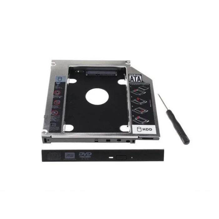 CODEGEN CODMAX CDG-HDC-095 9.5mm SATA Siyah / Gümüş Notebook Ekstra Hdd Yuvası