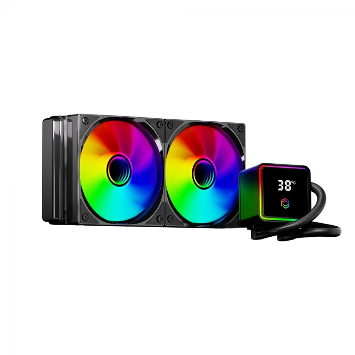 FRISBY FCL-240B LGA1851/LGA1700/AM5/AM4 240 mm ARGB Siyah Sıvı Soğutma