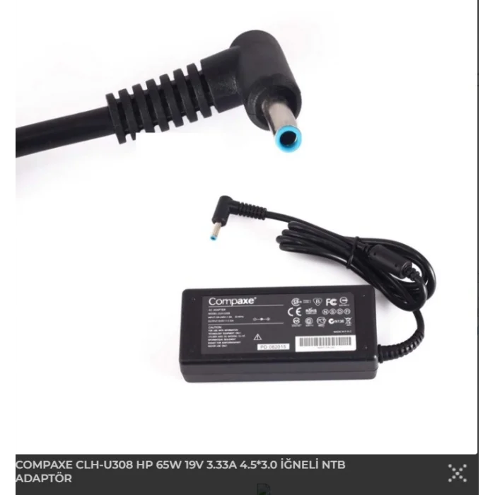 COMPAXE CLH-U308 19.5V 3.33A (4.5x3.0) Hp Notebook Adaptörü