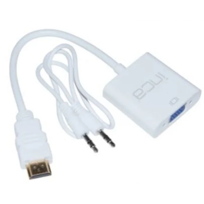 INCA IHTV-7TB HDMI to VGA + AUDIO Beyaz