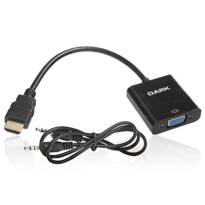 DARK DK-HD-AHDMIXVGA HDMI to VGA +SES Dönüştürücü