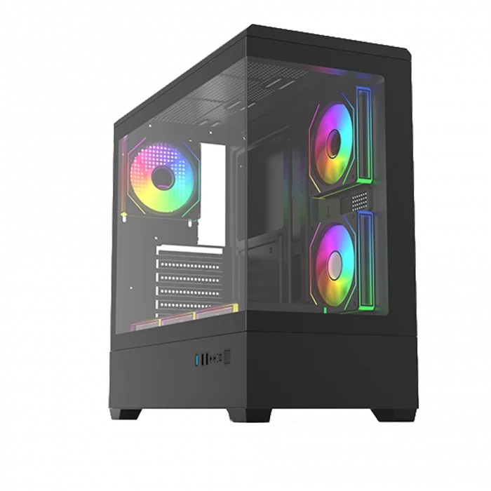 FRISBY FC-9585G TUNDRA 750W 80+ Bronze Siyah Mid Tower ATX Kasa