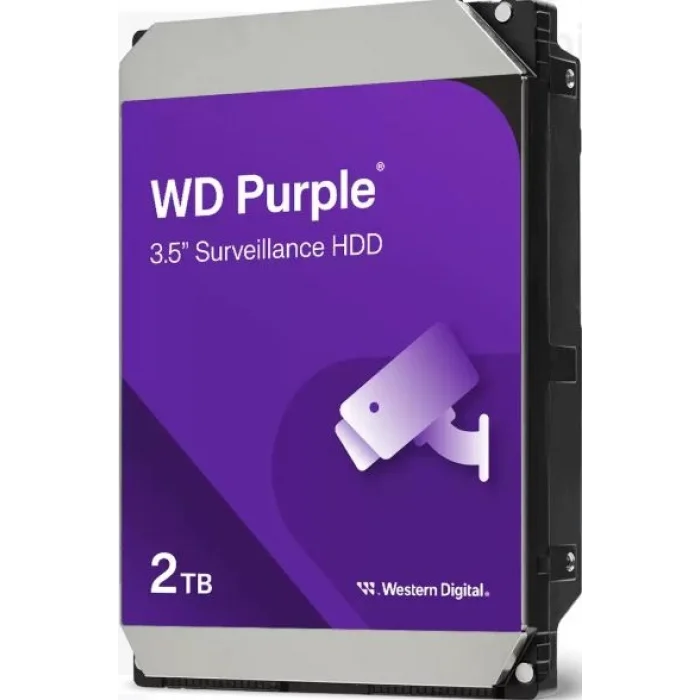 WESTERN DIGITAL WD23PURZ PURPLE 3.5 2TB 5400rpm SATA (3 Yıl Garanti) 7/24 Harddisk