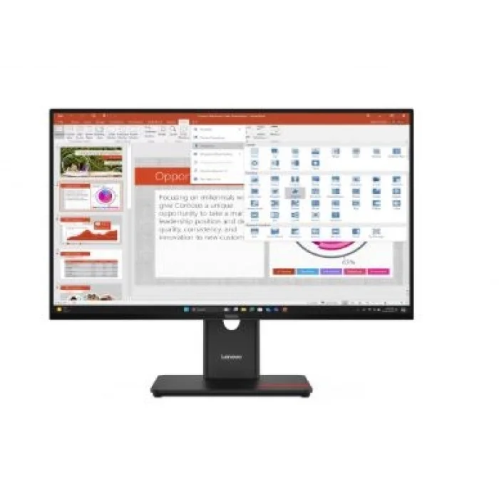 LENOVO 64A5MAT6TK T27-40 27 LED IPS 4ms 120Hz 1920x1080 WLED HDMI DP VGA Pivot Siyah Monitör