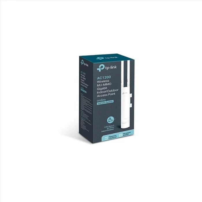 TP-LINK OMADA EAP225-OUTDOOR 1 Port 10/100/1000Mbps AC1200 4 Anten Dış Ortam Wi-Fi Access Point