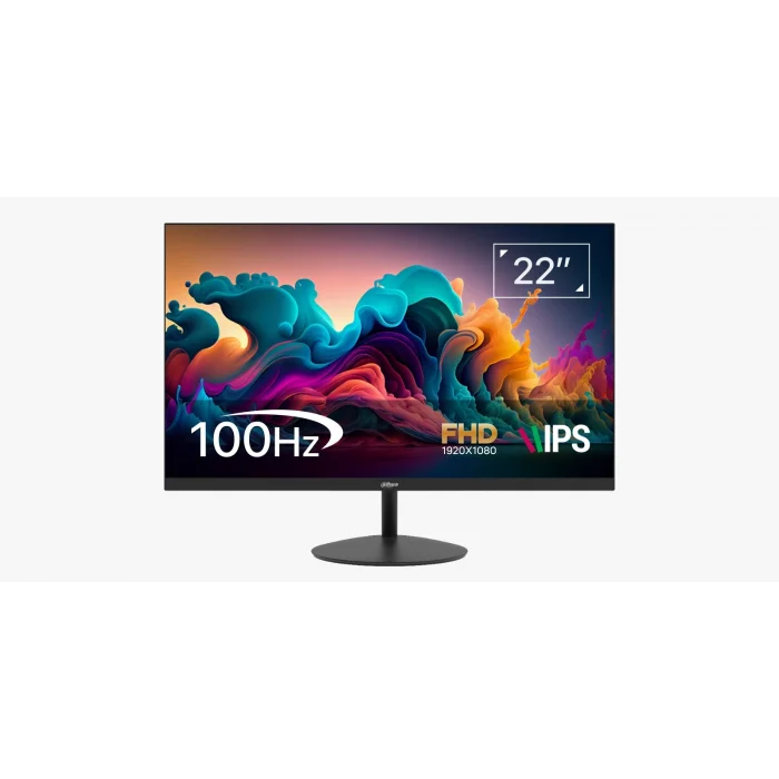 DAHUA LM22-A201Y 21.5 LED IPS 5ms 100Hz 1920x1080 FullHD VGA HDMI (VESA) Siyah Monitör
