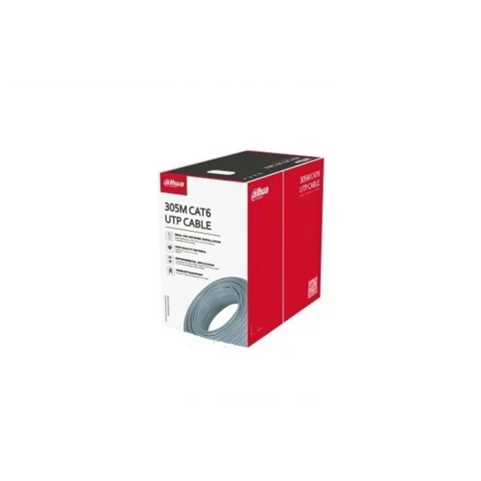 DAHUA PFM922I-6UN-C CAT6 - CCA UTP 305 Metre 23AWG - 0.57mm Network Kablosu Gri