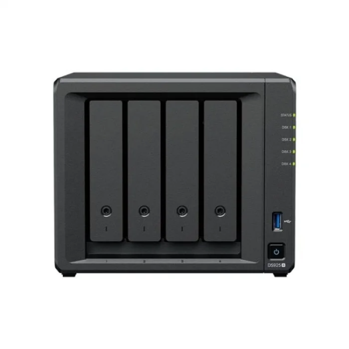 SYNOLOGY DiskStation DS925PLUS 4GB 4x3.5 Disk Yuvali RAID(1-0-5-6-10) NAS Server