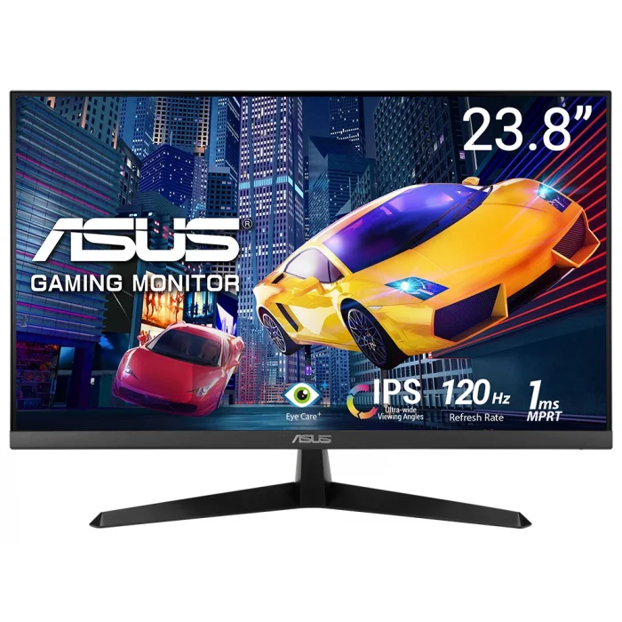 ASUS VY249HGR 23.8 LED IPS 1ms 120Hz 1920x1080 FullHD VGA HDMI (Vesa) AdaptiveSync Siyah Monitör