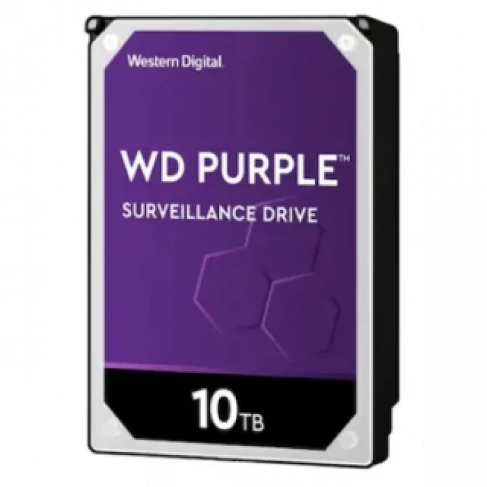 WESTERN DIGITAL WD102PURP PURPLE PRO 3.5 10TB 7200rpm 512MB SATA (3 Yıl Garanti) 7/24 Harddisk