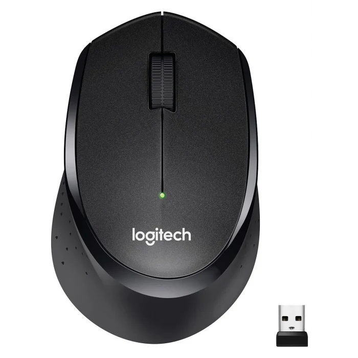 LOGITECH M330 Nano Alicili Kablosuz siyah Silent Mouse