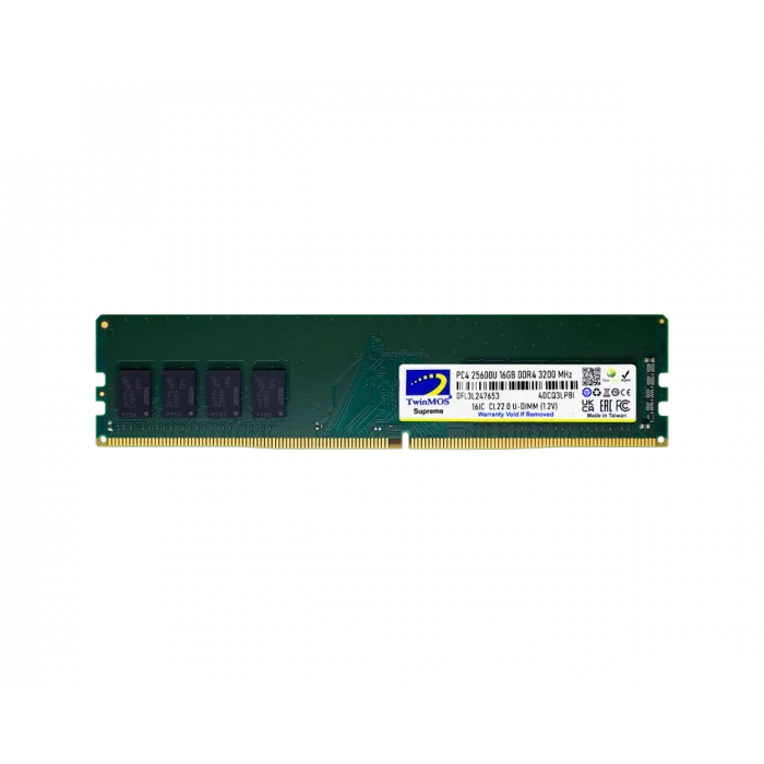 TWINMOS MDD416GB3200D 16GB (Tek Parça) DDR4 3200Mhz PC Bellek