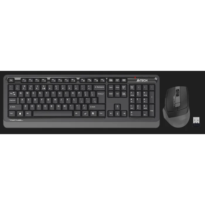A4 TECH FG1035 Q Türkçe Kablosuz Gri 2000dpi Klavye+ Mouse