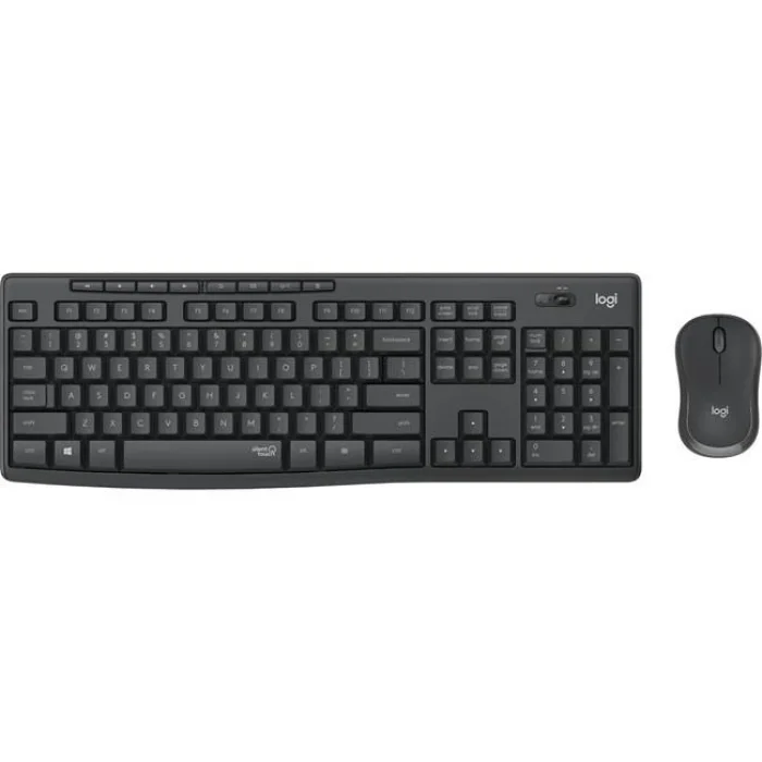 LOGITECH MK295 Q Türkçe Kablosuz Siyah Silent Klavye+ Mouse