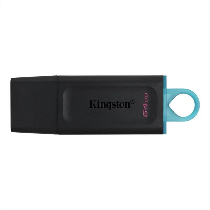 KINGSTON DTX/64GB DataTraveler Exodia 64GB USB 3.2 Siyah/Turkuaz USB Bellek
