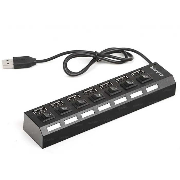 DARK DK-AC-USB272 7 Port Anahtarlı USB Çoklayıcı