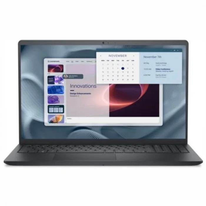 DELL Pro 15 Essential PV15255 Ryzen 5 7520U 8GB 512GB SSD O/B Radeon 15.6 DOS Siyah Notebook