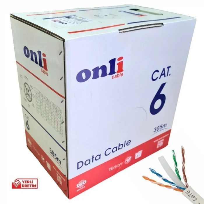 ONLİ CAT6 UTP 305 Metre 24awg Network Kablosu (CCA)
