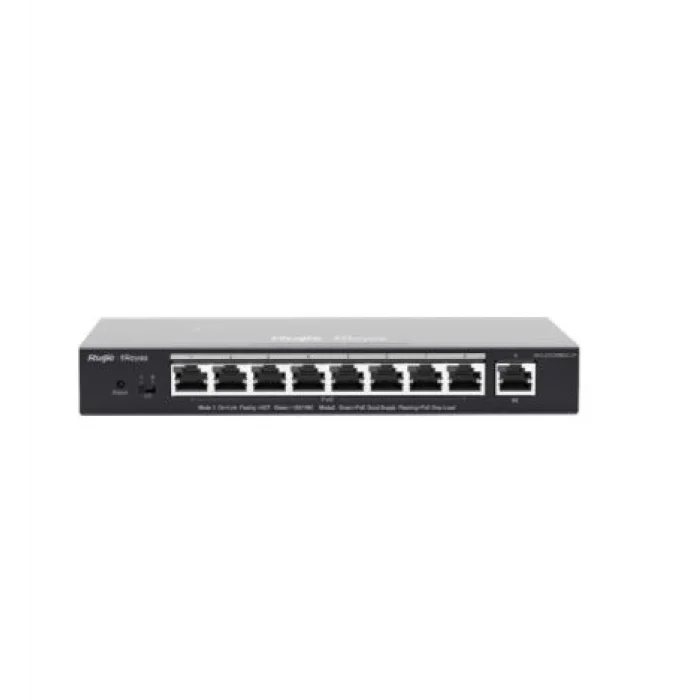 RUIJIE-REYEE RG-ES209GC-P 9 Port Gbit 8 port poe 120W Yönetilebilir (L2) Switch