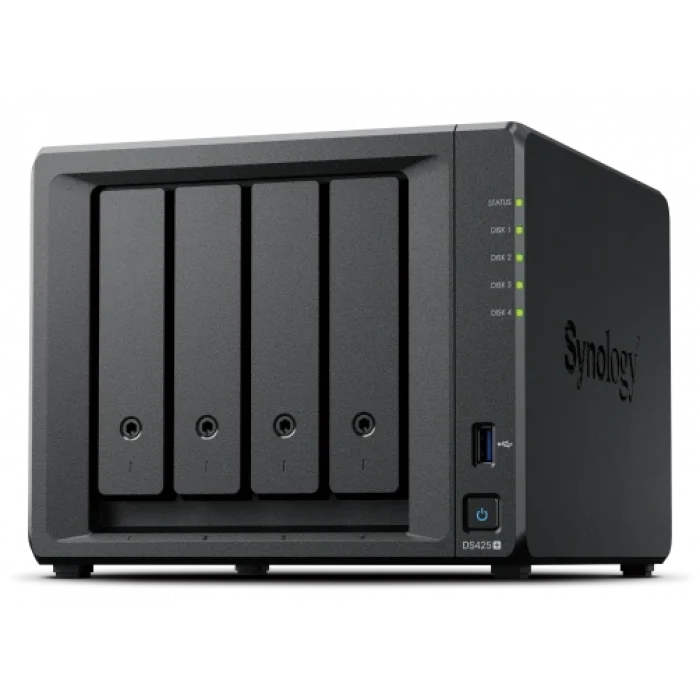 SYNOLOGY DiskStation DS425PLUS 2GB 4x3.5 Disk Yuvalı RAID(1-0-5-6-10) NAS Server
