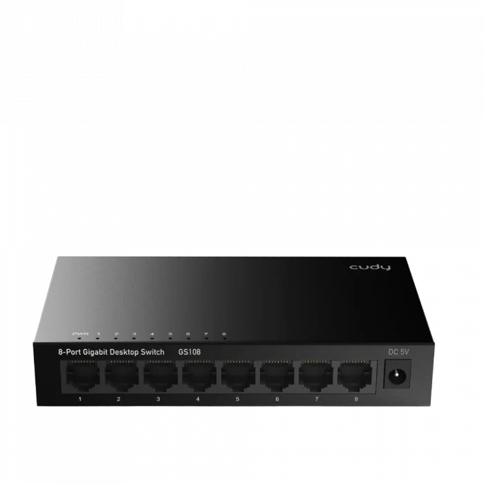 CUDY GS108 8 port Gbit Desktop Yönetilemez Metal Kasa Switch