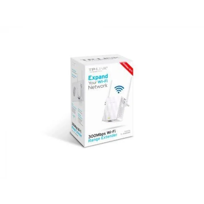 TP-LINK TL-WA855RE 1xMbit port 300 Mbps 2 Anten Priz Tipi Wi-Fi Menzil Genişletici
