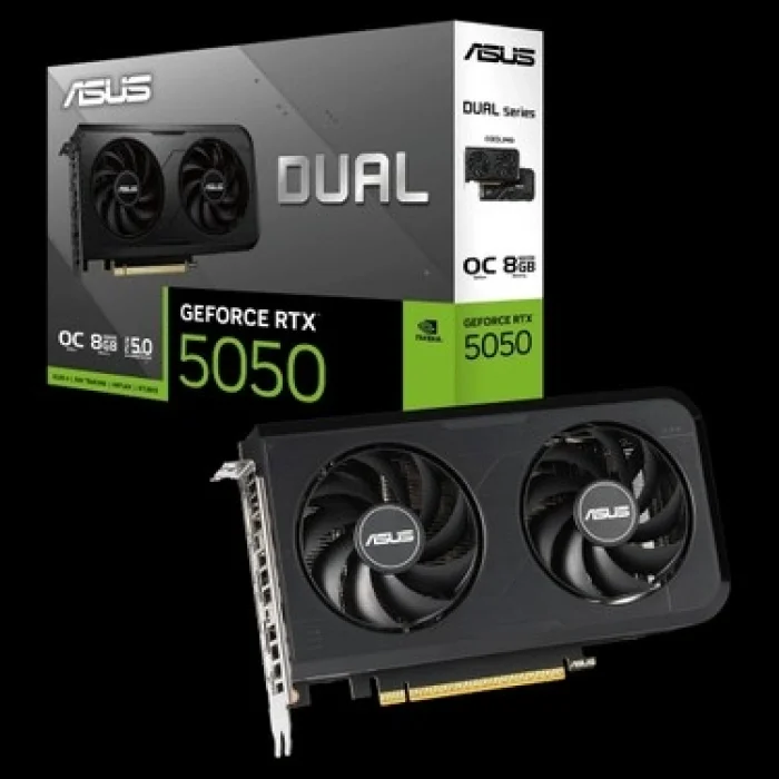 ASUS DUAL-RTX5050-O8G 8GB Geforce RTX5050 GDDR6 128bit HDMI 3xDP 16x Ekran Karti