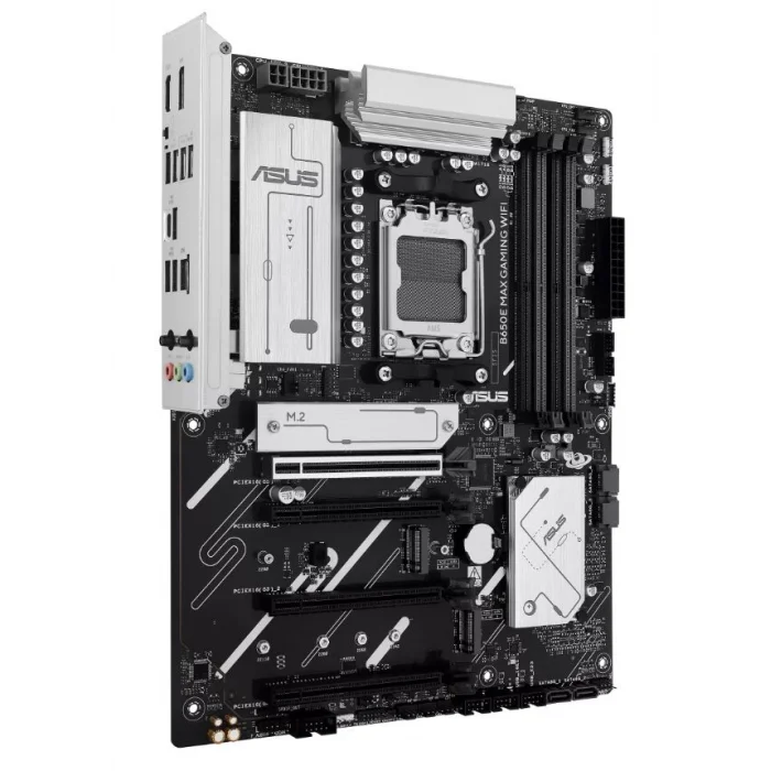 ASUS B650E MAX GAMING WIFI B650 DDR5 (Vga Yok) GLan 2.5G ATX HD DP WIFI6 BT M2 RGB AM5 AMD Anakart