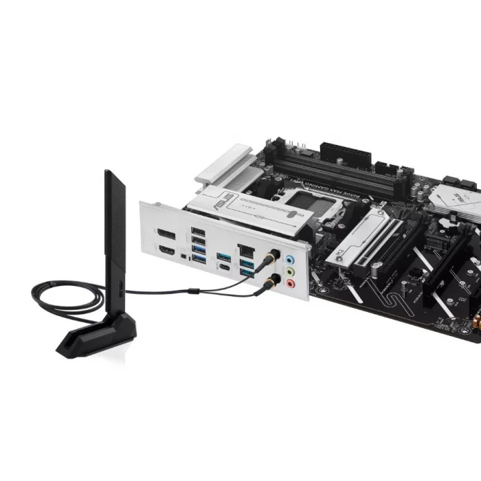 ASUS B650E MAX GAMING WIFI B650 DDR5 (Vga Yok) GLan 2.5G ATX HD DP WIFI6 BT M2 RGB AM5 AMD Anakart