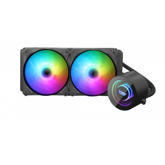 AIGO DX240 V2.6 1700/1851/1200/AM5/ 240 mm ARGB Siyah Sivi Sogutma