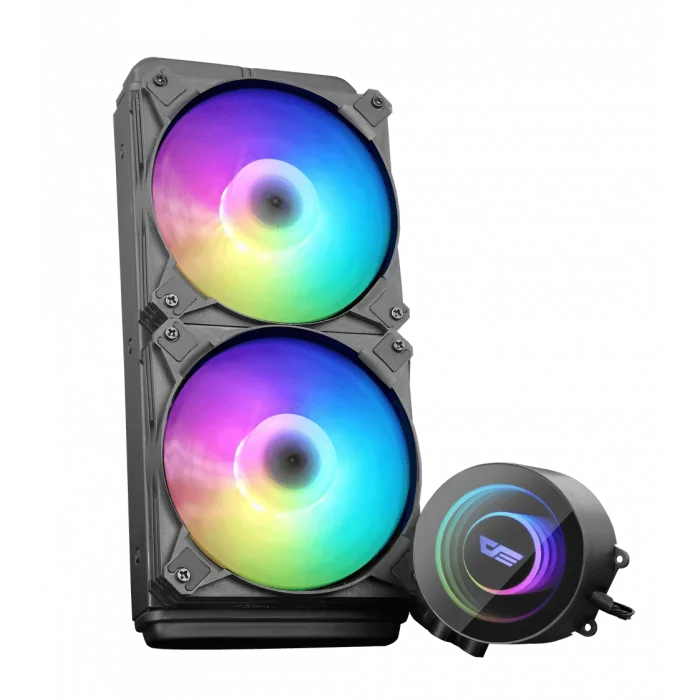 AIGO DX240 V2.6 1700/1851/1200/AM5/ 240 mm ARGB Siyah Sivi Sogutma