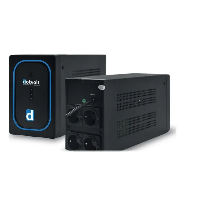 DOTVOLT LN PLUS 650 VA (1x12V 7AH Akü) Line Interactive 5/10 dk UPS