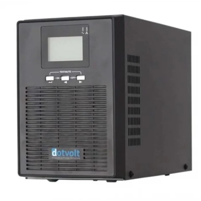 DOTVOLT MN PLUS Online 1 KVA 1/1 Faz (2x12v 9AH Akü ) UPS