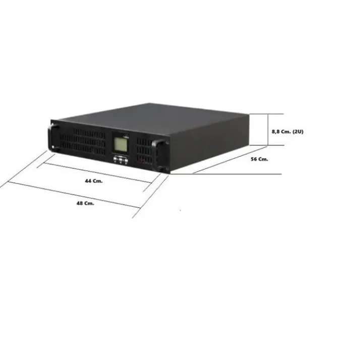 DOTVOLT RT SERİSİ Online 3 KVA 1/1 Faz ( 6X9AH ) UPS