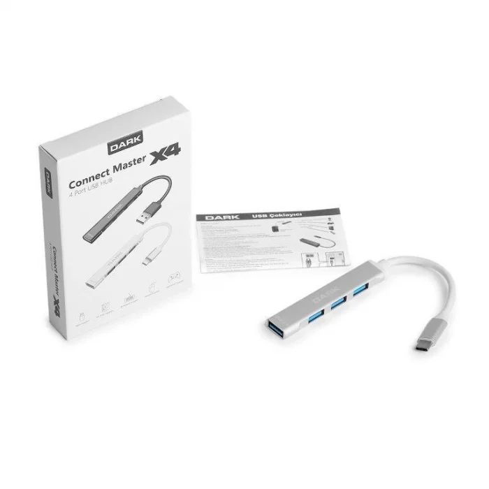 DARK DK-AC-USB310C 4 Port Type-C USB Çoklayici