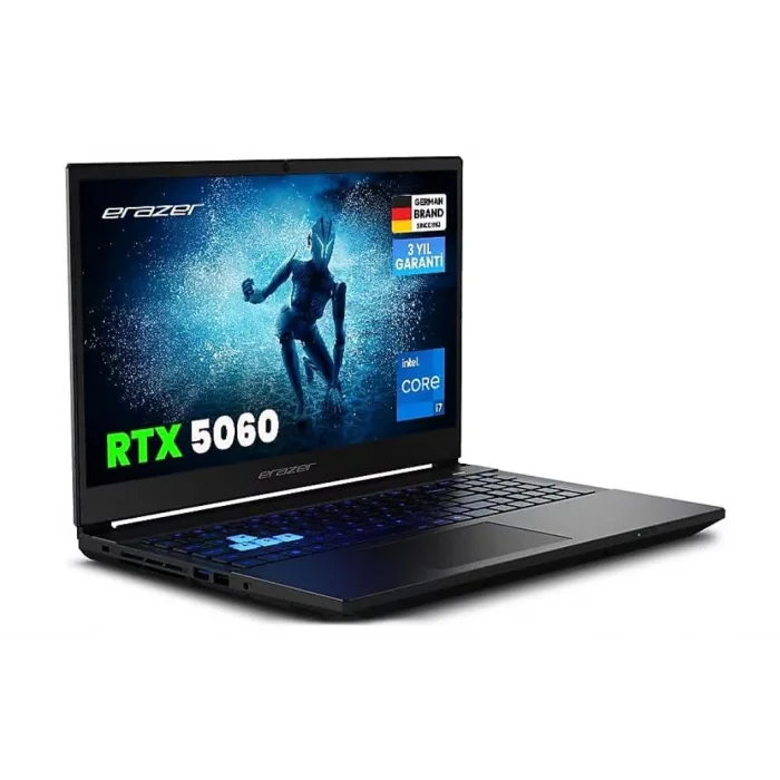 ERAZER Deputy 15 P1 MD600004 i7-13620H 16GB 1TB SSD 8gb RTX5060 15.6 DOS Notebook