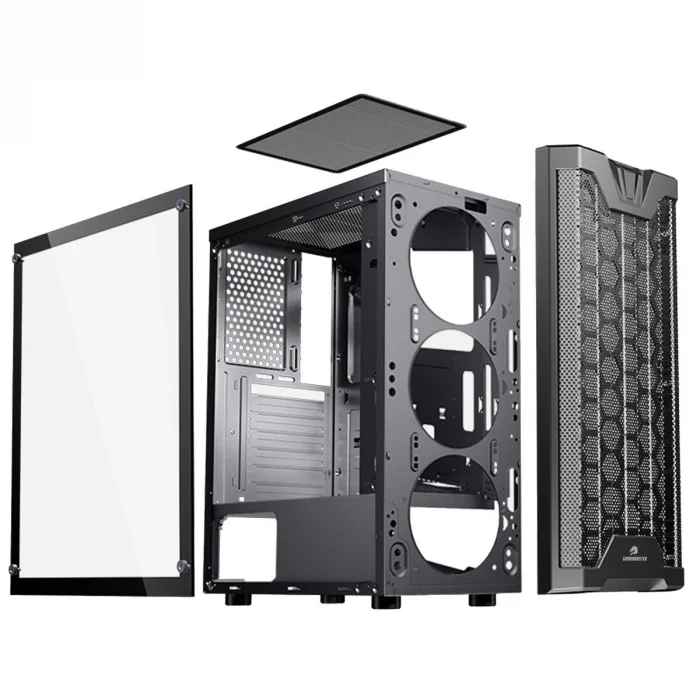 POWER BOOST JBST-GBF3101B Powersiz Siyah Mid Tower ATX Kasa