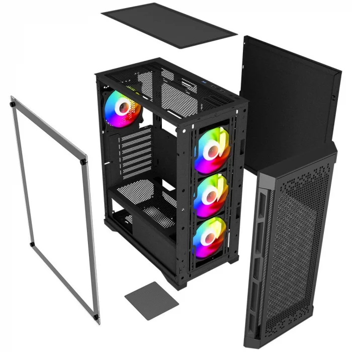 POWER BOOST JBST-PBPS7840B 600W Siyah Mid Tower ATX Kasa