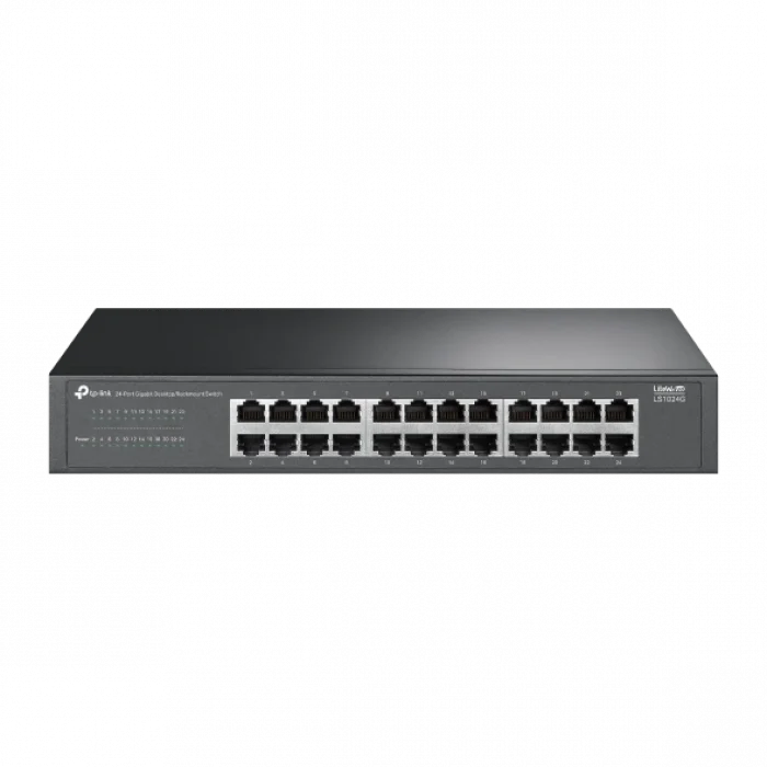 TP-LINK LS1024G 24 Port Gbit Rackmount Yönetilemez Çelik Kasa Switch