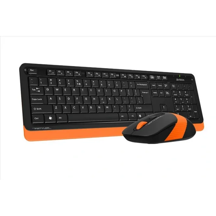 A4 TECH FG1010 Q Türkçe Kablosuz Turuncu 2000dpi Klavye+ Mouse