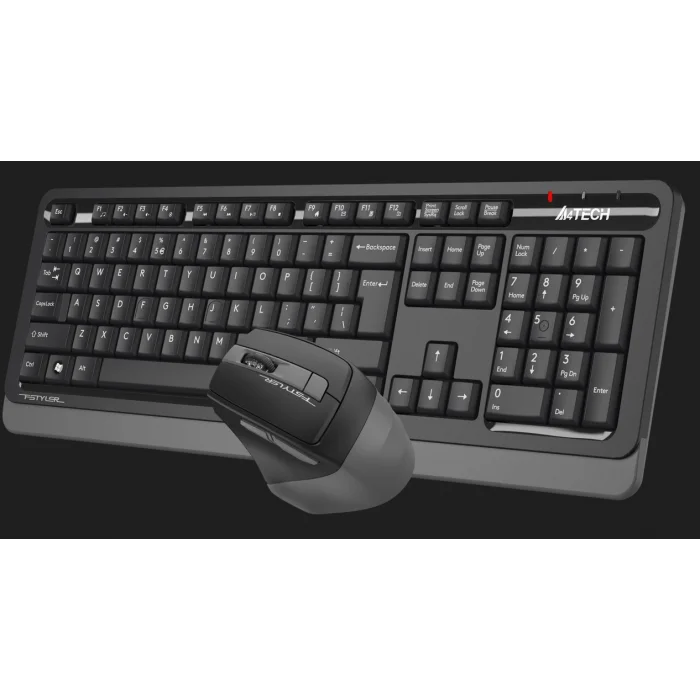 A4 TECH FG1035 Q Türkçe Kablosuz Gri 2000dpi Klavye+ Mouse