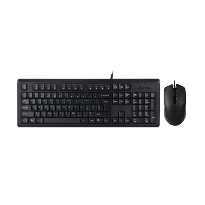 A4 TECH KR-9276 Q Türkçe USB Standart Siyah Klavye+ Mouse
