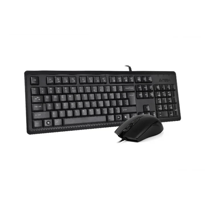 A4 TECH KR-9276 Q Türkçe USB Standart Siyah Klavye+ Mouse
