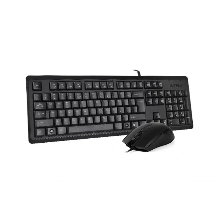 A4 TECH KR-9276 Q Türkçe USB Standart Siyah Klavye+ Mouse