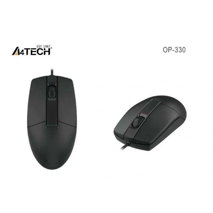 A4 TECH OP-330 USB 1200dpi siyah Mouse