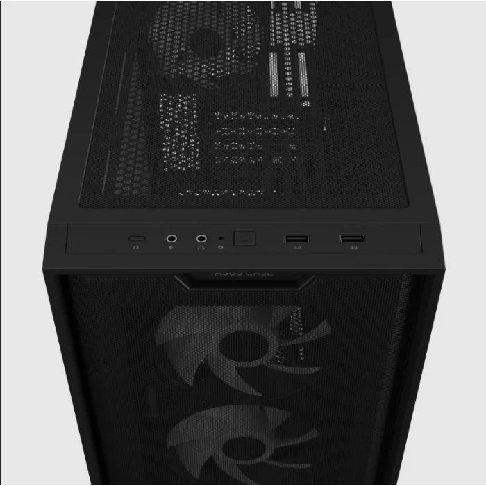 ASUS A21 PLUS Gaming Powersız Siyah ARGB Fan Mid Tower ATX Kasa